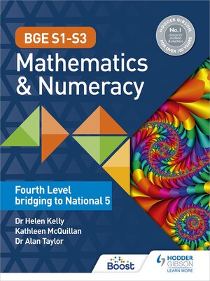 cover image of BGE S1–S3 Mathematics & Numeracy